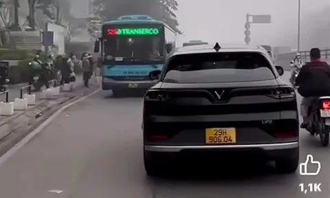 Hà Nội: Xử phạt tài xế ô tô đi ngược chiều trên đường Minh Khai