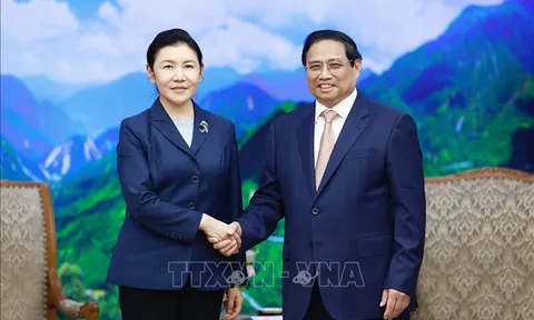 Thủ tướng Phạm Minh Chính tiếp Bộ trưởng Tư pháp Trung Quốc