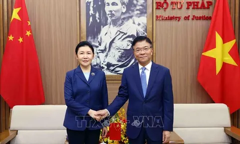 Việt Nam, Trung Quốc thúc đẩy hợp tác về pháp luật và tư pháp