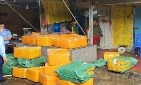 Thu giữ hơn 1 tấn thực phẩm đông lạnh không rõ nguồn gốc xuất xứ tại Hà Nội