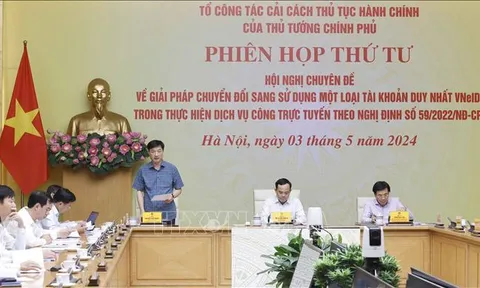Từ ngày 1/7, sử dụng tài khoản duy nhất là VNeID trong thực hiện dịch vụ công trực tuyến