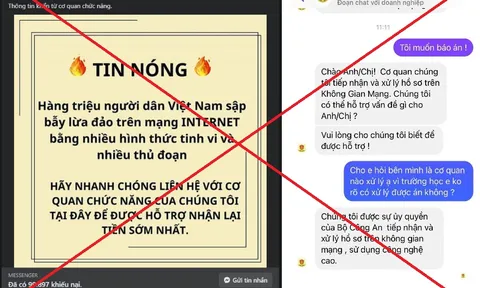 Cảnh báo facebook giả mạo Cao đẳng Cảnh sát nhân dân hỗ trợ lấy lại tiền lừa đảo