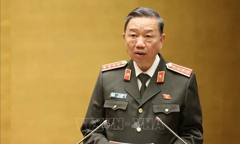 Chiều 21/5: Quốc hội miễn nhiệm chức vụ Bộ trưởng Bộ Công an với Đại tướng Tô Lâm