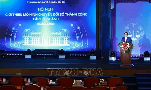 Thủ tướng Phạm Minh Chính: Xây dựng Tòa án điện tử với tinh thần '5 đẩy mạnh'