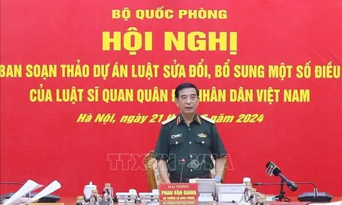 Sửa đổi, bổ sung Luật Sĩ quan phải bảo đảm chất lượng, vị thế, uy tín của sĩ quan Quân đội