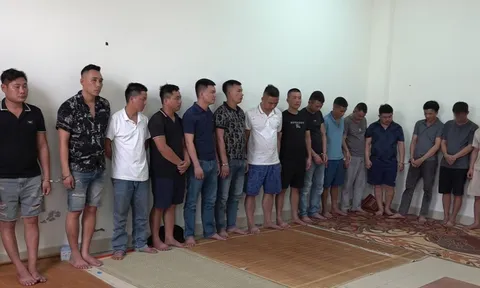 Triệt xóa sới bạc trong rừng ở Nghệ An với nhiều đối tượng có tiền án