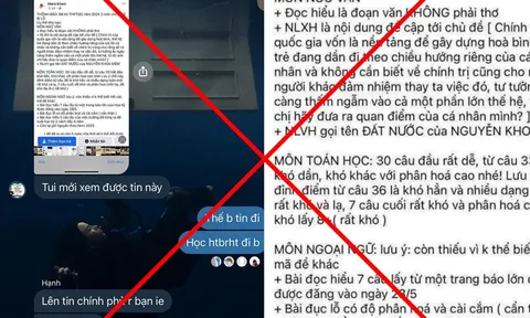 Bộ Công an đang xác minh đối tượng đăng tin sai sự thật về việc lộ đề thi THPT 2024
