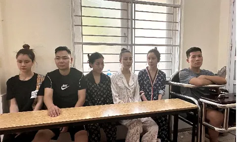 Tạm giữ nhóm đối tượng tổ chức sử dụng trái phép chất ma túy tại phòng trọ