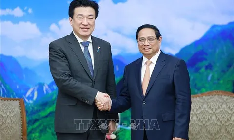 Thủ tướng Phạm Minh Chính tiếp Bộ trưởng Quốc phòng Nhật Bản