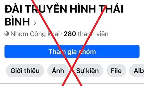 Xử lý đối tượng lập nhóm facebook giả mạo Đài Phát thanh và Truyền hình Thái Bình