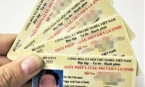 Các loại giấy phép lái xe không thời hạn từ năm 2025