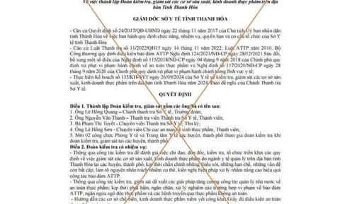 Thủ đoạn giả danh các đoàn kiểm tra cơ sở sản xuất, kinh doanh thực phẩm