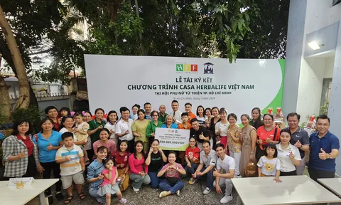 Herbalife Việt Nam tái ký kết tài trợ chương trình Casa Herbalife giúp cải thiện dinh dưỡng mỗi ngày cho hơn 2.000 trẻ em và người cao tuổi có hoàn cảnh khó khăn