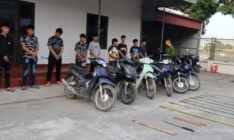 Thái Bình: Khởi tố nhóm đối tượng mang dao, kiếm đi giải quyết mâu thuẫn