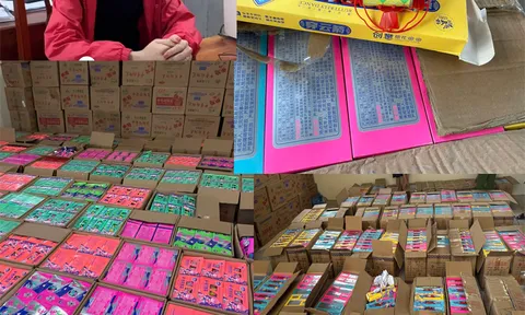 Thu giữ thêm hơn 2 tấn pháo nổ chuẩn bị bán trong dịp Tết