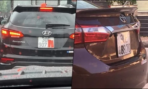Mức phạt đối với hành vi che biển số xe ô tô, xe máy