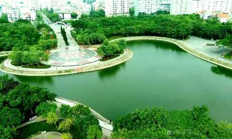 Tăng diện tích không gian xanh công cộng, góp phần nâng cao chất lượng môi trường đô thị