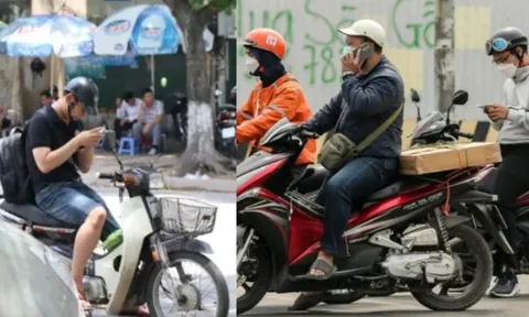 Người điều khiển xe máy dừng xe để nghe điện thoại có bị xử phạt không?