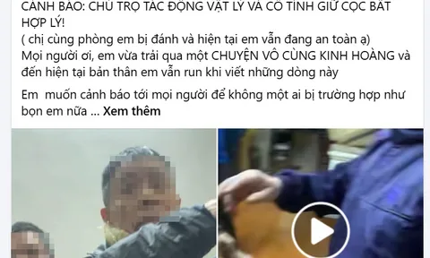Điều tra vụ nữ sinh tố bị chủ nhà trọ hành hung khi đòi lại tiền cọc