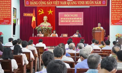 Quy định việc tiếp xúc cử tri của đại biểu Quốc hội, đại biểu Hội đồng nhân dân