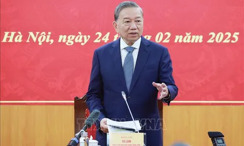 Kết luận của Tổng Bí thư Tô Lâm tại buổi làm việc với Ban Chính sách, chiến lược Trung ương