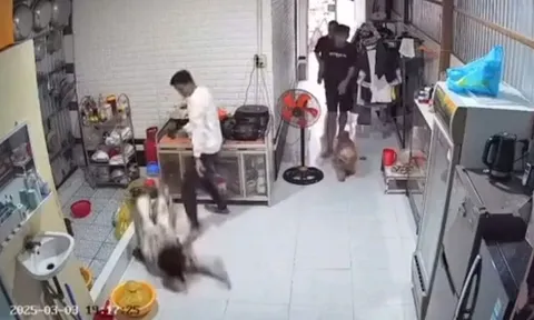 Xác minh clip người phụ nữ bị đánh gục khi đang nấu ăn