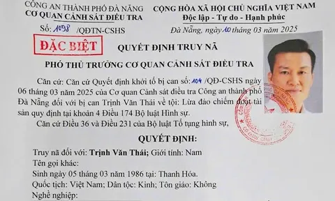 Truy nã đặc biệt Trịnh Văn Thái trong đường dây lừa đảo của Mr Pips