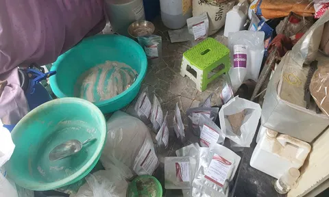 Phát hiện công ty sản xuất thuốc thủy sản nghi kém chất lượng