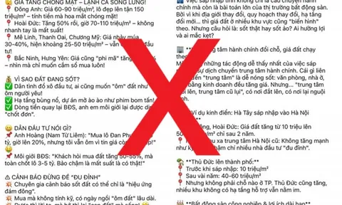 Cảnh báo chiêu trò lợi dụng tin đồn sáp nhập tỉnh để 'thổi giá' bất động sản