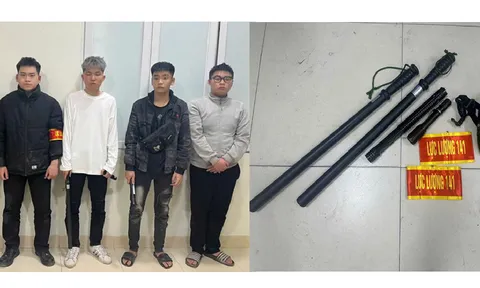 Bắt nhóm đối tượng giả danh tổ công tác 141 kiểm tra người đi đường