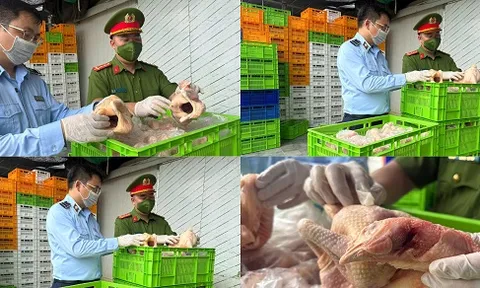 Phát hiện 20 tấn thực phẩm không rõ nguồn gốc ở Hà Nội