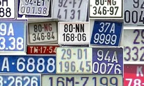 Mức phạt đối với hành vi sản xuất và mua, bán biển số xe trái phép