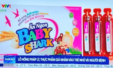 Bộ Y tế cảnh báo không sử dụng 2 sản phẩm Baby Shark và Medi Kid Calcium K2 bị nghi giả