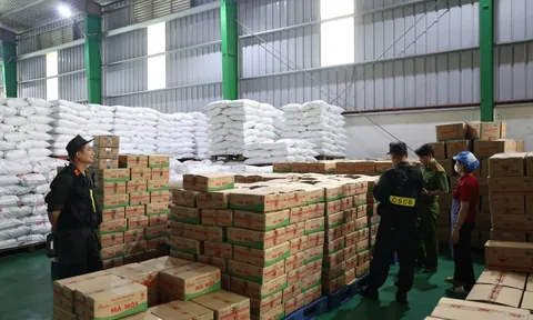 Tạm giữ hàng trăm tấn bột nêm, dầu ăn, mỳ chính giả của Công ty Famimoto Việt Nam