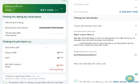 Cảnh giác với thủ đoạn lợi dụng tính năng đặt nickname tài khoản ngân hàng để lừa đảo