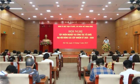Đảng bộ Hội Luật gia Việt Nam tham gia tập huấn nghiệp vụ công tác tổ chức Đại hội Đảng các cấp