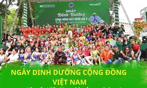 Herbalife đồng hành tổ chức Ngày Dinh dưỡng cộng đồng Việt Nam lần 4 khuyến khích lối sống năng động lành mạnh