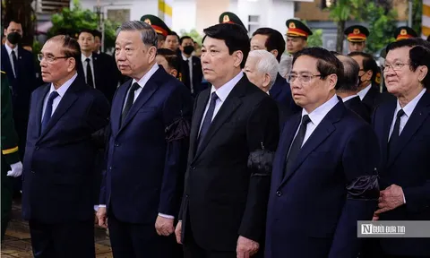 Lãnh đạo Đảng, Nhà nước viếng nguyên Chủ tịch nước Trần Đức Lương