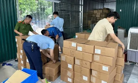Thu giữ hơn 5.000 lọ mỹ phẩm không rõ nguồn gốc của Công ty Ngân Korea