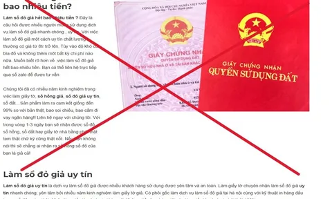 Cảnh báo thủ đoạn lừa đảo sử dụng tài liệu giả trong giao dịch bất động sản