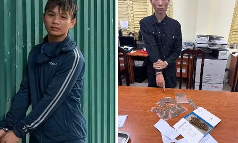 Tạm giữ hình sự 2 đối tượng mua bán trái phép chất ma tuý