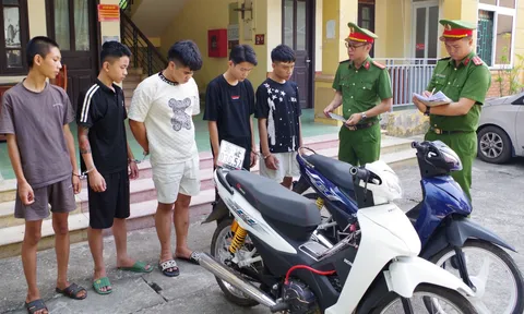 Bắt 5 đối tượng lợi dụng đêm tối trộm cắp tài sản tại khu ký túc xá ở Ninh Bình
