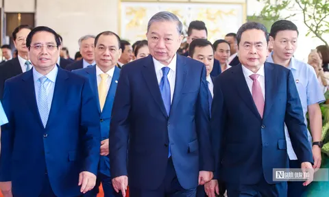 Tổng Bí thư Tô Lâm dự lễ khai mạc trọng thể Triển lãm thành tựu đất nước