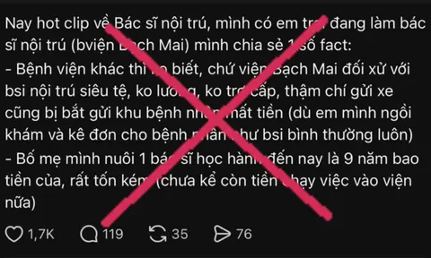 Xử lý người phụ nữ đăng tin sai sự thật về bác sĩ nội trú tại Bệnh viện Bạch Mai