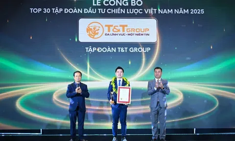 T&T Group được vinh danh Top 30 Tập đoàn đầu tư chiến lược Việt Nam (ALPHA30): Dấu ấn hệ sinh thái đa ngành bền vững