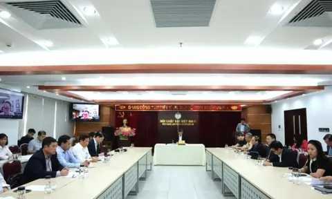Thường trực Hội Luật gia Việt Nam làm việc với các Chi hội Luật gia trực thuộc