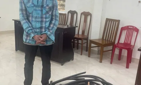Bắt đối tượng chuyên trộm cắp dây điện tại các trạm biến áp