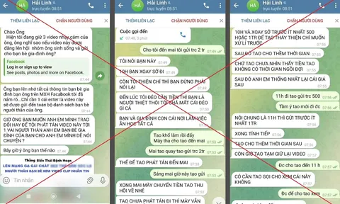 Cảnh báo chiêu trò 'chat sex' trên mạng xã hội