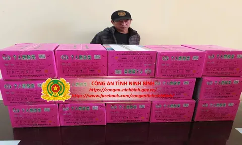 Bắt quả tang đối tượng tàng trữ, vận chuyển trái phép 38kg pháo nổ