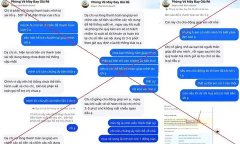 Cảnh báo thủ đoạn lừa đảo mua vé máy bay online dịp Tết Nguyên đán